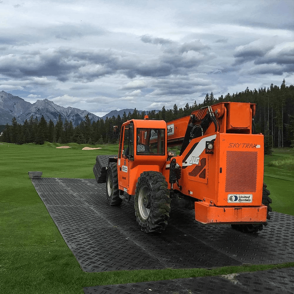 Ground Protection Mats available to rent from Ironwood